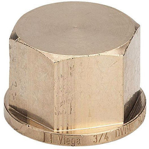 Bronzen stop 3/4"F Viega