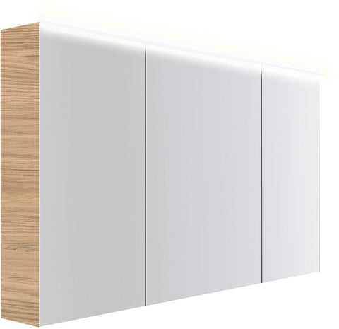 Spiegelkast COFFEE 3 deuren 1400MM 4250K eik klassiek