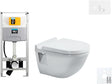 WALLFIX OLI WC SUSPENDU STARCK 3 DURAVIT GLOBE BLANC