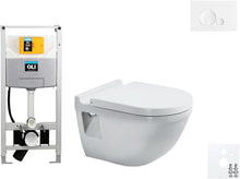 WALLFIX OLI WC SUSPENDU STARCK 3 DURAVIT GLOBE BLANC