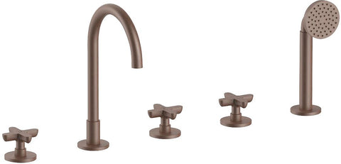 5 Gats mengkraan voor badrand icona classic fantini mat Copper pvd