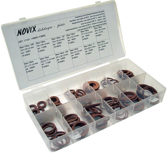 Set fiber dichtingen novix
