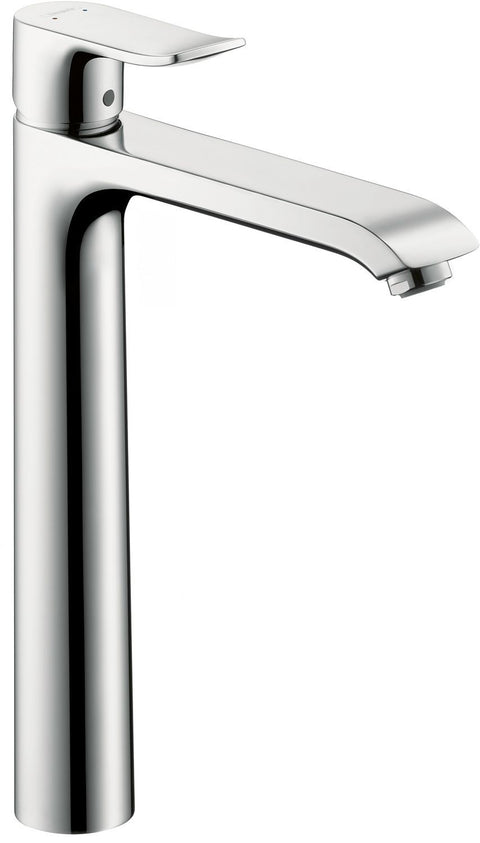1GREEP Mengkraan lavabo Metris 260 Hansgrohe hoog automatische sluiting chroom