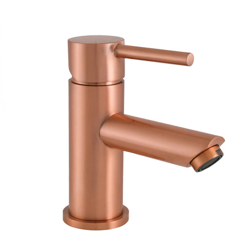 Aloni wastafelkraan éénhebelmengkraan koper geborsteld koud-/warmwater, wastafelkranen — SKU MB-17989-21516, EAN 5404024114449