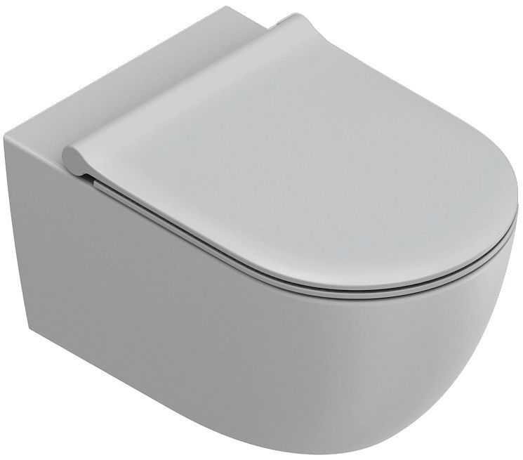 HANGWC SFERA 55 CATALANO CATAGLAZE+ VERBORGEN BEVESTIGING SILENTECH CEMENTO SATINATO