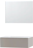 MEUBLE PURO SOLO GRIS 90 1 TIROIR SOLID MOLTO MIROIR