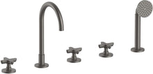 5 Gats mengkraan voor badrand icona classic fantini mat gun metal pvd