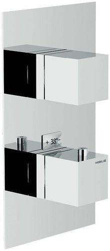 Afwerkset thermostaat+omstel mia nobili chroom