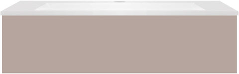 Onderbouw COFFEE 1 lade 120 basaltgrijs+wastafel kunstmarmer wit, badkamermeubelen — SKU DESCO-191849