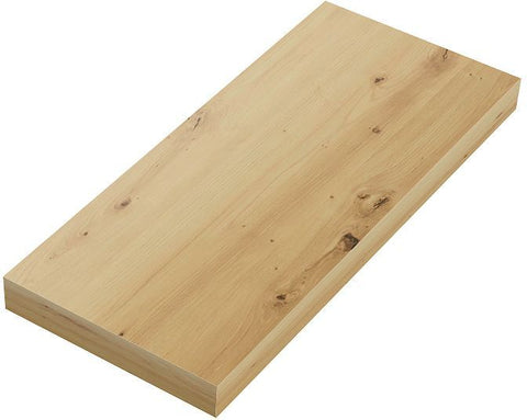 Wandtablet COFFEE 150X350X19MM tot 7KG eiken urban, badkamermeubelen — SKU DESCO-192684