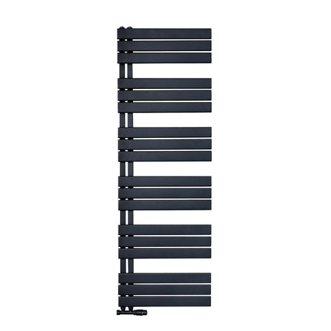 Handdoekradiator badkamerradiator paneel aansluiting links/rechts zwart 1800x600 1021W - Mat zwart, handdoekradiatoren — SKU MB-19271-22798, EAN 5404029156444