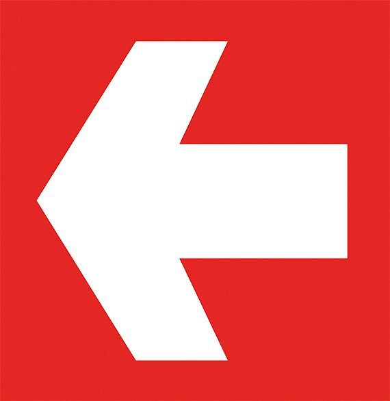 Pictogram pijl zelfklevend 20X20, pictogrammen — SKU DESCO-60659