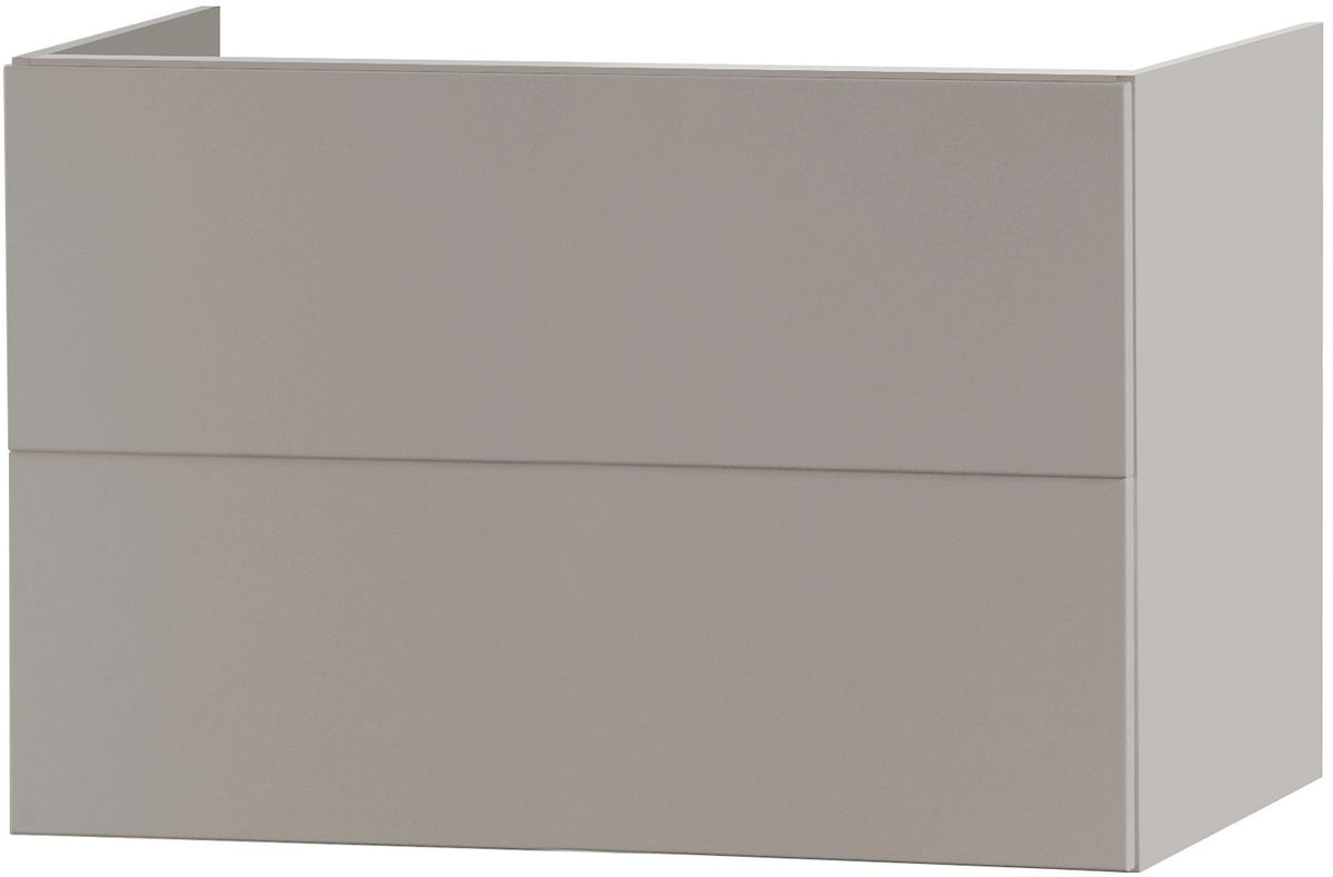ONDERKAST PURO 2 LADEN 90CM PUSH-OPEN SATIJN GRIJS