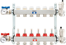 Collectorset inox compleet vloerverwarming d-floor 6 kringen 3/4" EK