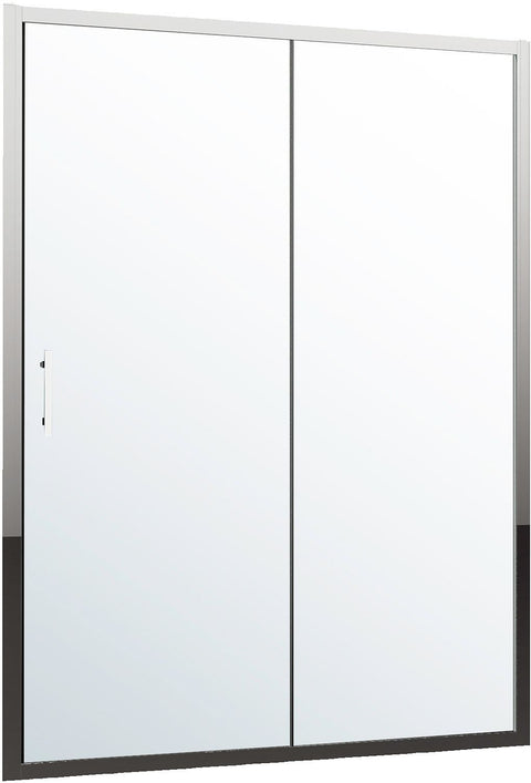 SCHUIFDEUR TWIST 136-142 H195 CHROOM-HELDER