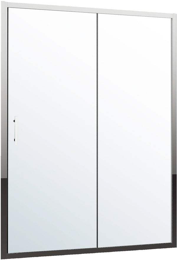 SCHUIFDEUR TWIST 136-142 H195 CHROOM-HELDER