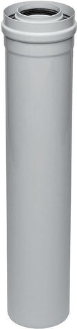 UNIFLOW RALLONGE CONCENTRIQUE 80/125MM 2000MM ALU/PP