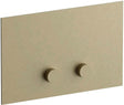 Duwplaat 2-TOETS voor Geberit SIGMA8 SIGMA12 icona classic fantini mat british gold pvd