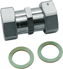 RACCORD POUR COMPTEUR 2 ECROUS LIBRES 4/4"FF
