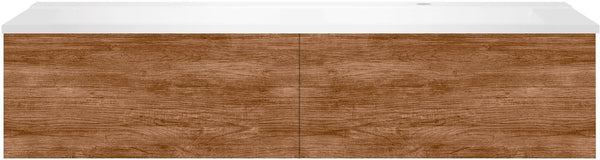 ONDERBOUW COFFEE 2 LADES 140 TEAKHOUT DECOR KANEEL+WASTAFEL RECHTS WIT