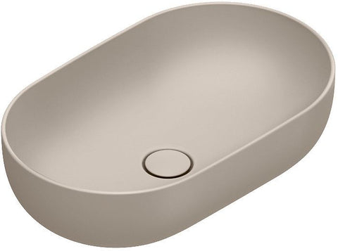 Opbouwlavabo sfera catalano cataglaze+ 60X37 H16 zonder overloop seta satinato