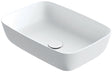 Opbouwlavabo neo R 54X38 zonder kraanvlak/overloop xonyx mat wit