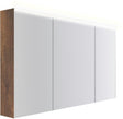 ARMOIRE TOILETTE COFFEE 3 PORTES 1400MM 4250K CHENE DECOR ROUILLE
