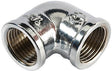 COUDE FILETE LAITON 1/2" FF CHROME