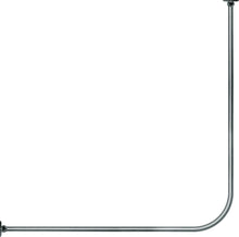 GORDIJNHOUDER L-VORM 170-70CM +BEVESTIGING