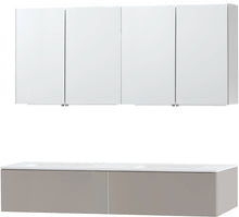 MEUBEL PURO DUO GRIJS 160 1 LADE SOLID MOLTO SPIEGELKAST