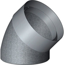 Geisoleerde bocht+koppeling d-ventilatie 150-180MM 45° epp