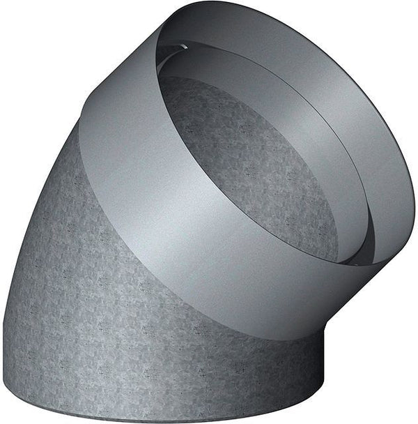 COUDE ISOLE POUR SYSTEME DE VENTILATION D 150-180MM 45°