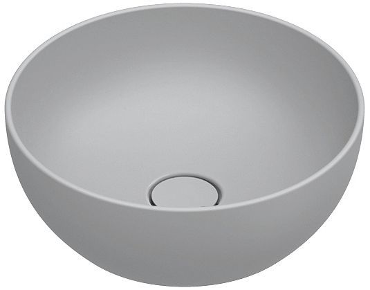 Opbouwlavabo Green catalano cataglaze+ diameter 40 H15 zonder overloop cemento satinato