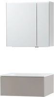 MEUBEL PURO SOLO GRIJS 70 1 LADE SOLID MOLTO SPIEGELKAST