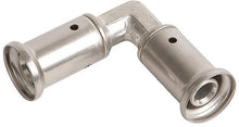 Elleboog 20MM messing pers Henco