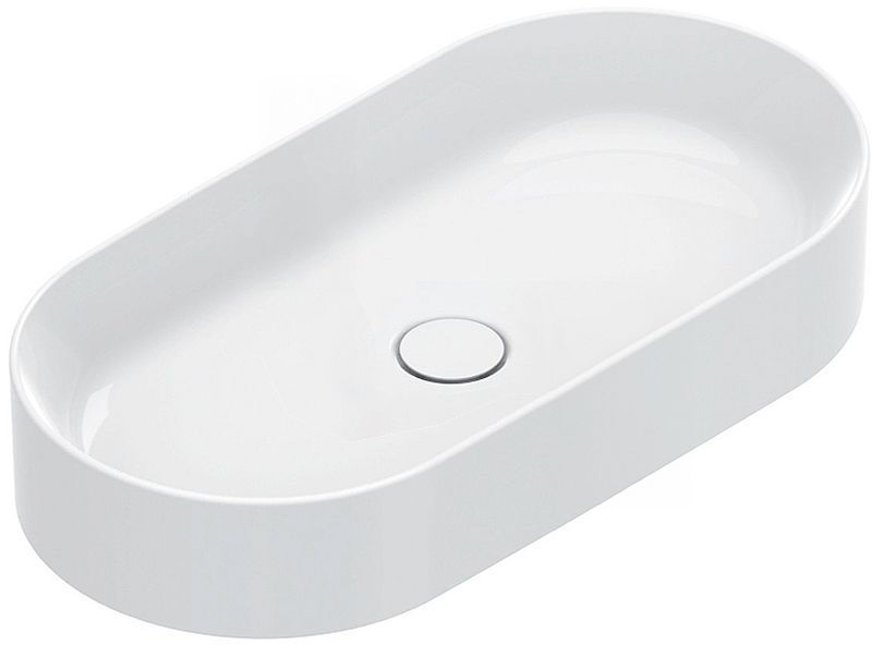 Opbouwlavabo Zero catalano cataglaze+ 70X35 H12 zonder overloop wit