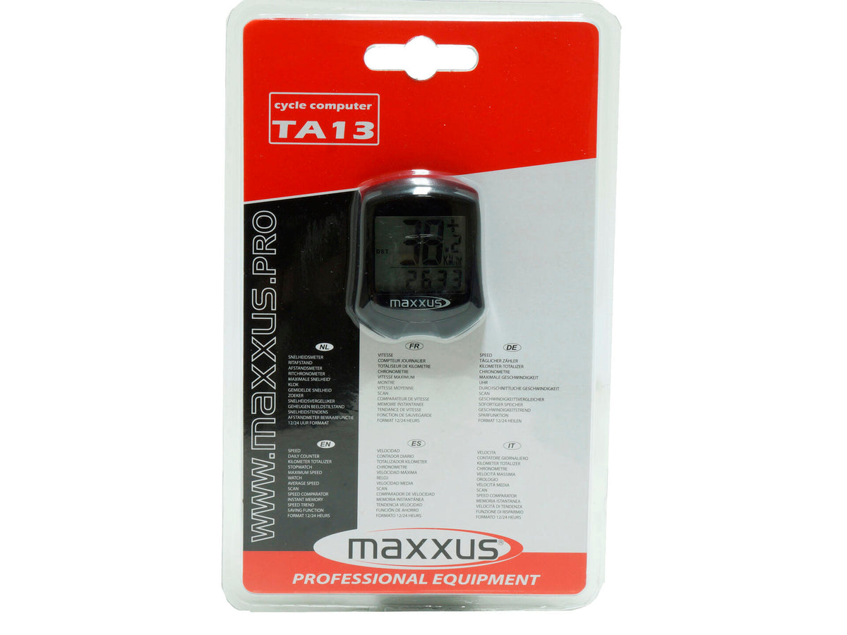 Maxxus fietscomputer 13 functies