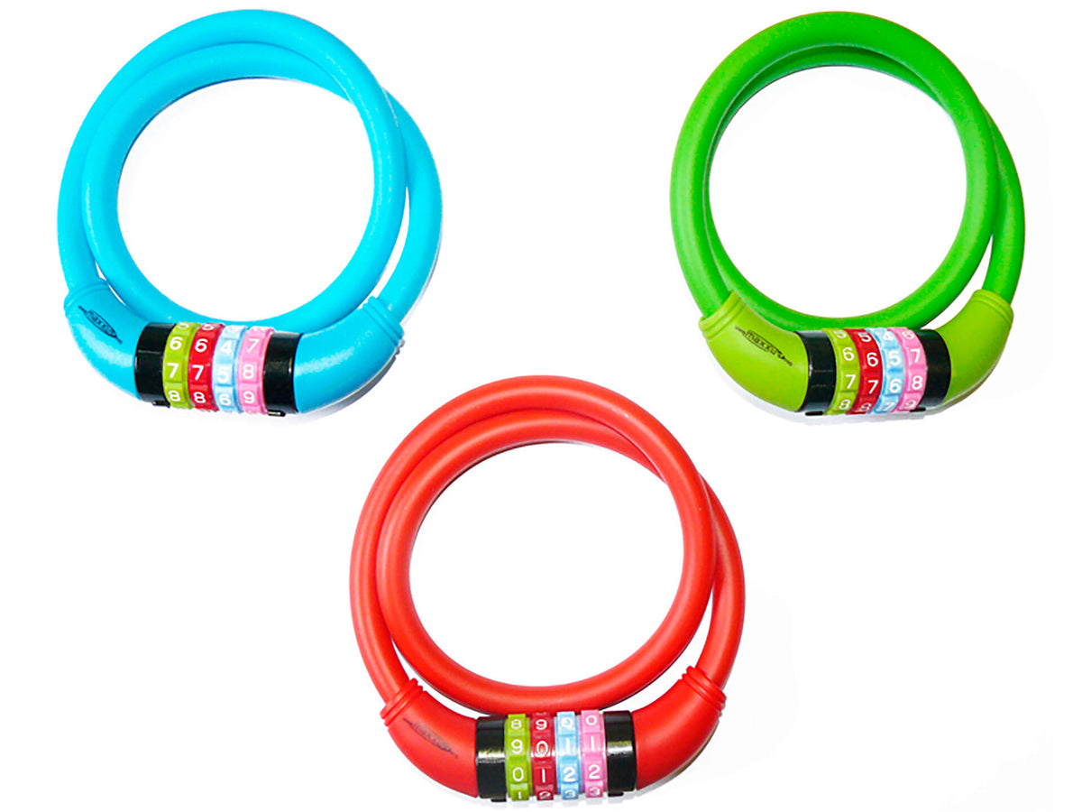 Maxxus fietsslot kabel cijferslot 65cm beschikbaar in 3 kleuren