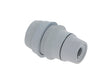 Profile fitting E14 met ring wit 2 stuks