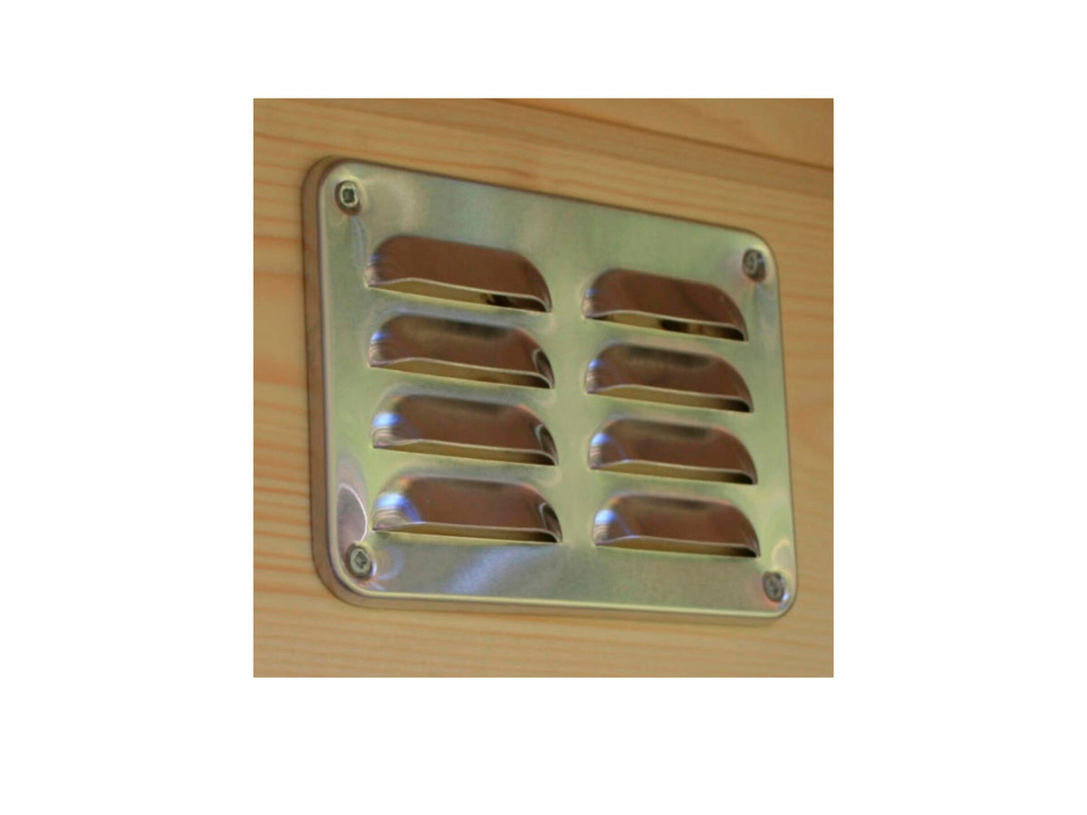 Gardenas ventilatierooster tuinhuis/garage 2 stuks