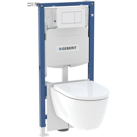 Geberit systemfix set element 112cm inbouwreservoir duwplaat iCon hang-WC