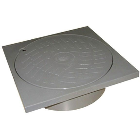 GEHECHT DEKSEL MET KADER NICOLL     250MM GRIJS