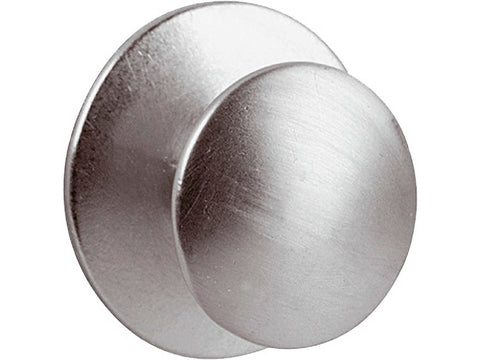 Meubelknop 25mm zamak vernikkeld/gesatineerd