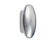 Meubelknop 50mm zamak vernikkeld/gesatineerd