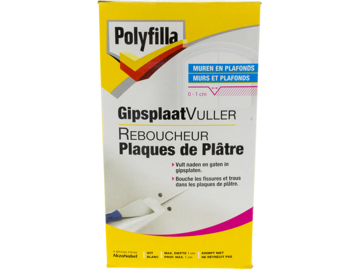 Polyfilla gipsplaatsvuller poeder 2kg wit