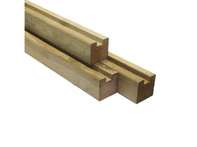 Cartri poteau rainuré de finition 28mm 270x9x9 cm épicéa