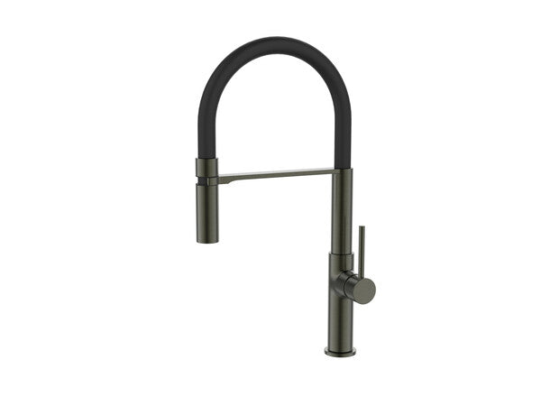 GO by Van Marcke Cocoon gunmetal 1-greepsmengkraan keuken rubber bek gunmetal