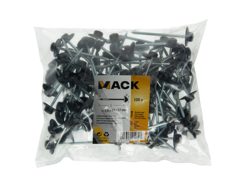 Mack golfplaatnagels 17x65 mm 100 stuks
