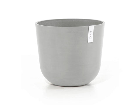 Ecopots Oslo bloempot 35cm wit/grijs, kunststof & plastic bloempotten — SKU COLOS-955241, EAN 5413724316923