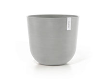 Ecopots Oslo pot à fleurs 45cm blanc/gris